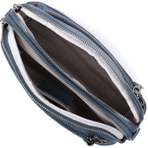 Сумка Vintage З натуральної шкіри Синя (22600)