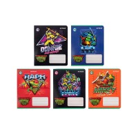 Зошит Kite Ninja Turtles, 18 аркушів, лінія (NT24-237)