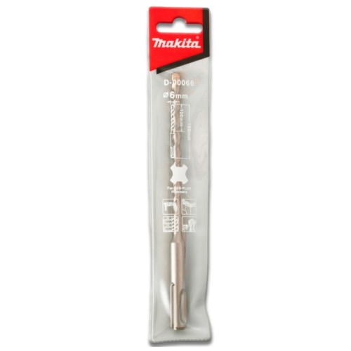 Бур Makita SDS-PLUS 6x160 мм (D-00066)