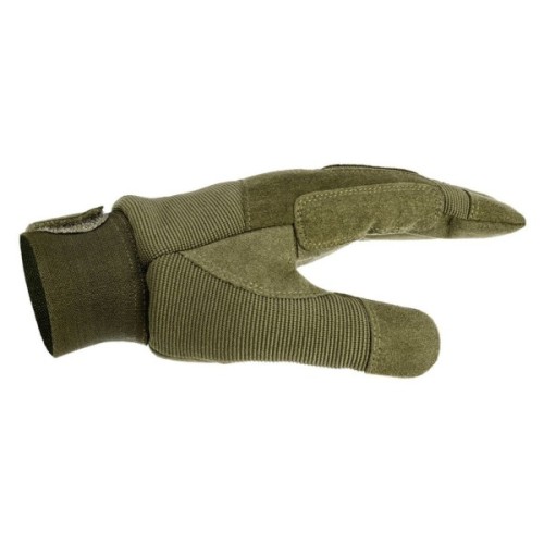 Захисні рукавиці Neo Tools тактичні 100% поліестер та синтетична шкіра, р.9, оливковий (97-608-9)