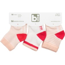 Шкарпетки дитячі Bibaby у смужку (68109-0-3-peach)