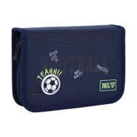 Пенал Yes твердий одинарний з клапаном Football HP-03 (533869)
