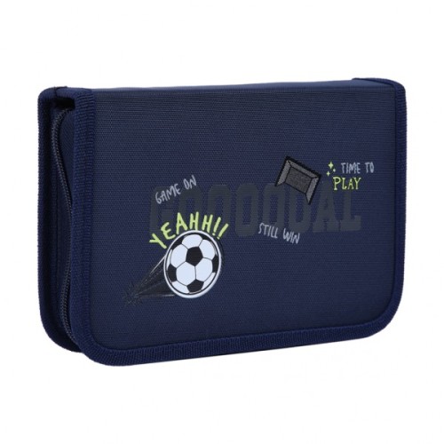 Пенал Yes твердий одинарний з клапаном Football HP-03 (533869)