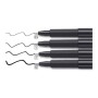 Лайнер Faber-Castell набір капілярних ручок PITT Artist Pen black fineliner, 4 шт (XS, S, F, M) чорного коліру (25826)