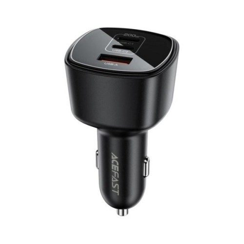 Зарядний пристрій Acefast 2xUSB-C + 1xUSB 200W car adapter (6974316285953)