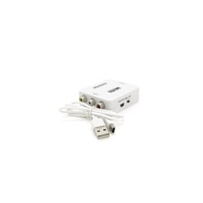Перехідник 3xRCA F to VGA F 720P/1080P white Voltronic (YT38173)