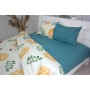 Постільна білизна MirSon Бязь Ranforce Elite 17-0464 Lemon Сімейний 160x220 (2200004733906)