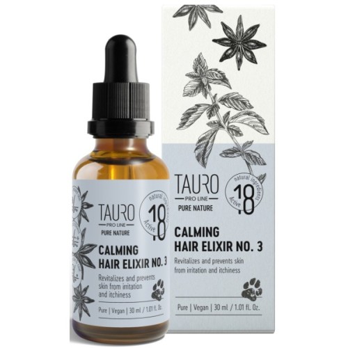 Ефірне масло для тварин Tauro Pro Line Pure Nature Calming Hair Elixir №3 30 мл (TPL47410)