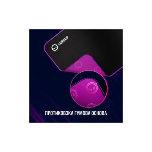 Килимок для мишки Lorgar Main 315 Black/Purple (LRG-GMP315)