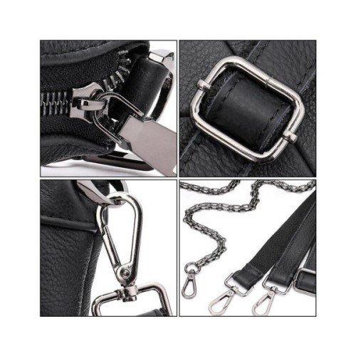 Сумка Vintage Шкіряна Чорна (20051)