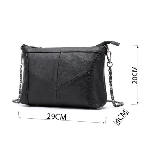 Сумка Vintage Шкіряна Чорна (20051)