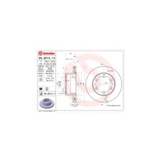 Гальмівний диск Brembo 09.9510.14