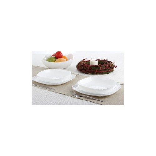 Столовий сервіз Luminarc Lotusia Білий 19 предметів (V1097)