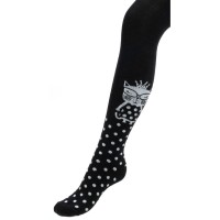 Колготки дитячі UCS Socks з котиком (M0C0301-2106-7-black)