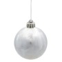 Ялинкова іграшка Chomik пластикові кульки 20 шт,  5см, сріблясті (5900779893801_3)