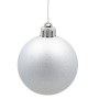 Ялинкова іграшка Chomik пластикові кульки 20 шт,  5см, сріблясті (5900779893801_3)