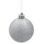 Ялинкова іграшка Chomik пластикові кульки 20 шт,  5см, сріблясті (5900779893801_3)