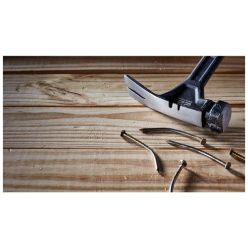 Молоток DeWALT RIP-CLAW, суцільнометалевий, 624 г, з прямим цвяхом. (DWHT51006-0)