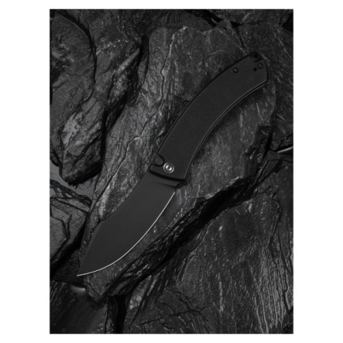 Ніж Civivi Outlaw Muk, Black G10, Black Stonewash (C24079-1)