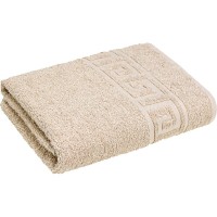 Рушник Home Line махровий бордюрний (бежевий) 400 гр/м2, 50х90 см (179747)