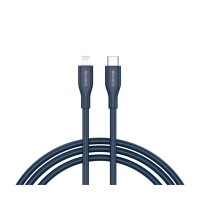 Дата кабель USB-C to Lightning 1.0m CLNM60 C-L 60W MFI Silicon Blue Canyon (CNS-CLNM60SC10DB)