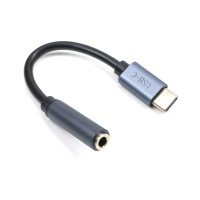 Перехідник USB-C M to 3.5mm F Cabletime (CA913725)