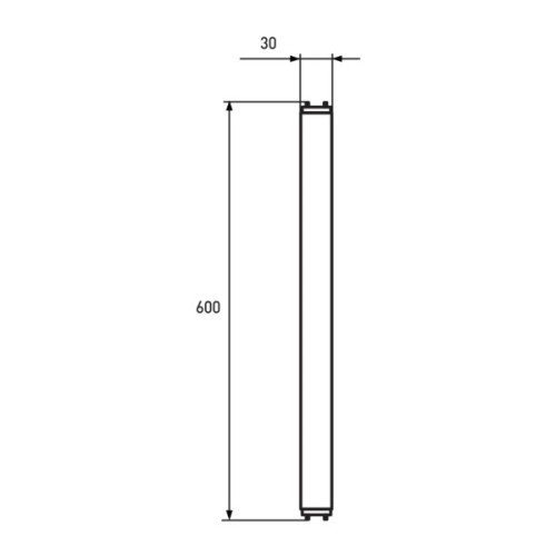 Лампочка Eurolamp T8 скло 9W 6500K (LED-T8-9W/6500(OS))
