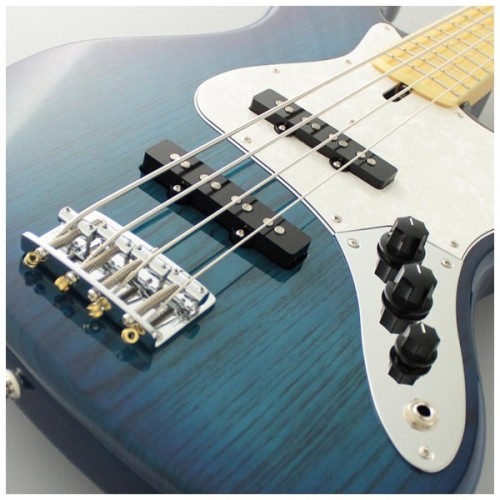 Бас-гітара FGN Neoclassic NJB See-Thru Blue Burst (NJB100MBAH-SBB)