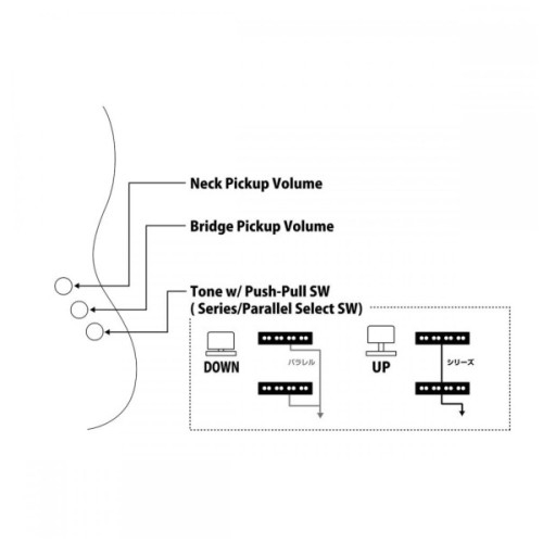 Бас-гітара FGN Neoclassic NJB See-Thru Blue Burst (NJB100MBAH-SBB)
