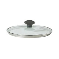 Кришка для посуду TVS скляна з металевим обідком 22 см (94651220032901)