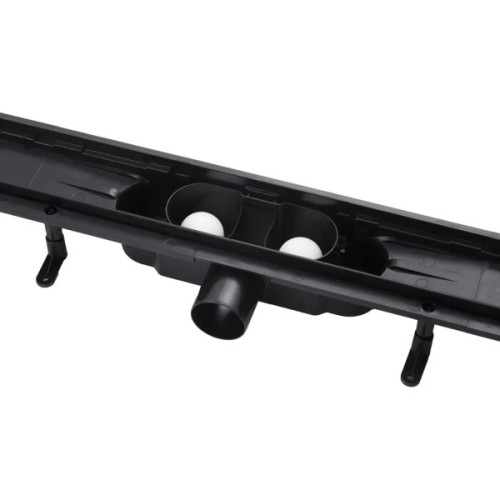 Душовий гарнітур Kroner Edelstahl Klassisch-SCH082 + змішувач Edelstahl Klassisch-SCH010 + трап лінійний Harz SCH60 Sekt (CVS30168)