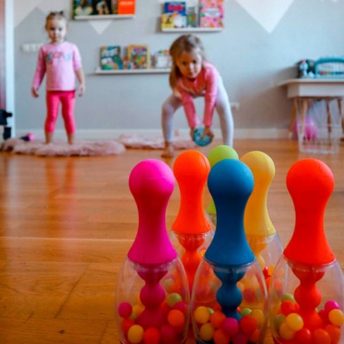 Ігровий набір Battat Барвистий боулінг (BX2438Z)