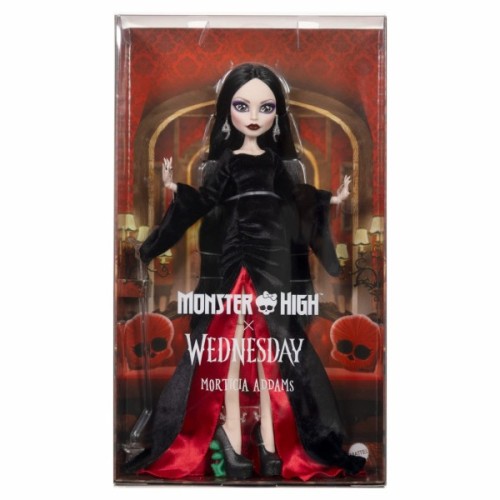 Лялька Monster High Колекційна лялька Мортиція Аддамс, Monster High х Wednesday (JLK99)