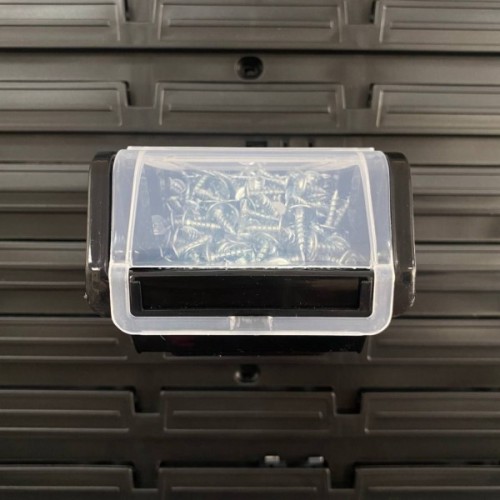 Ящик для інструментів Kistenberg ємність з кришкою, чорний, 195*120*90, TRUCK PLUS, KTR20F-S411 (KTR20F-S411)