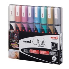 Набір маркерів UNI набір POSCA Metallic Color, 1,8-2,5 мм, 8 шт (PWE-5M METALLIC 8C)