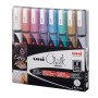 Набір маркерів UNI набір POSCA Metallic Color, 1,8-2,5 мм, 8 шт (PWE-5M METALLIC 8C)