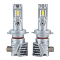Автолампа PULSO LED-chips 7535/9-18v/2x28w/6000Lm/6500K (M6-H7)