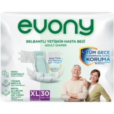 Підгузки для дорослих Evony 4 Extra Large 30 шт (8690536849185) Підгузки для дорослих Evony 4 Extra Large 30 шт (8690536849185)