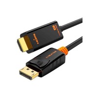 Кабель мультимедійний DisplayPort M to HDMI M 1.8m V1.2 4K60Hz Cabletime (CA915316)