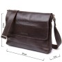 Сумка Grande Pelle Шкіряна чоловіча Коричнева (11430)
