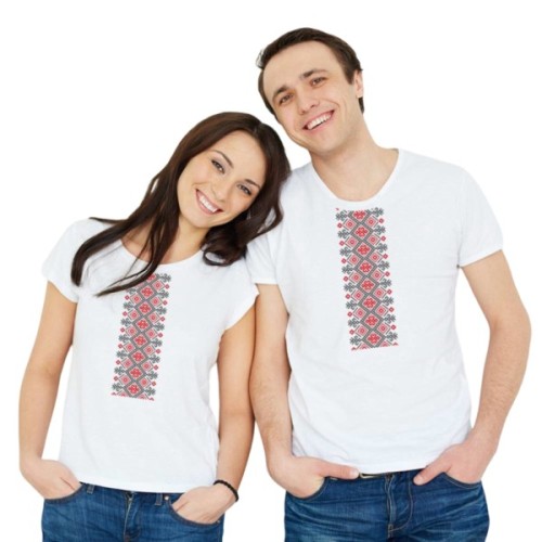 Футболка Sol's Regent Вишиванка вертикально білий XL (11380102/313XL)