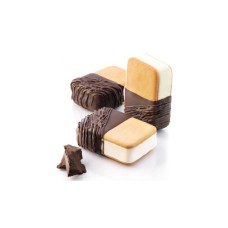 Форма для морозива Silikomart серія "Gelateria" Mini Double 2 форми + таця (BISC04M)