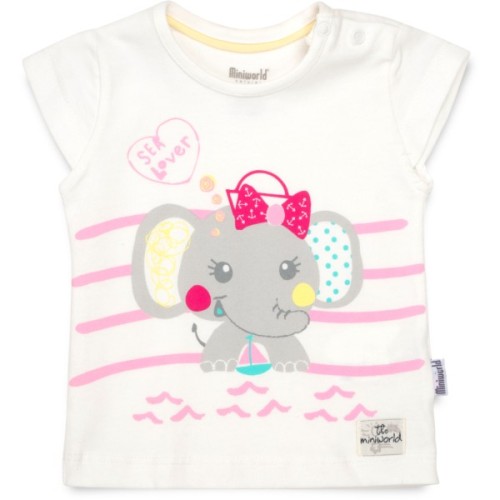 Набір дитячого одягу Miniworld зі слоником (14364-74G-pink)