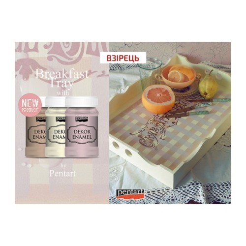 Акрилові фарби Pentart Dekor Enamel глянцева, Біла, 100 мл (5997412795677)