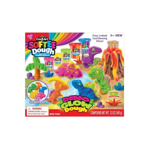 Набір для творчості Cra-Z-Art Динозаври, тісто для ліплення, з формами, набір 14 од (66603CRA)