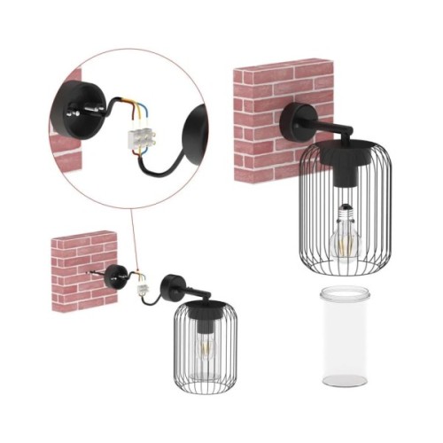 Світильник EMOS E27 15 Вт IP44 (ZGD010P)