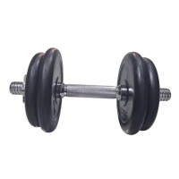 Гантель HSF з гумовим покриттям MD2502 - 10 кг (К00024978)