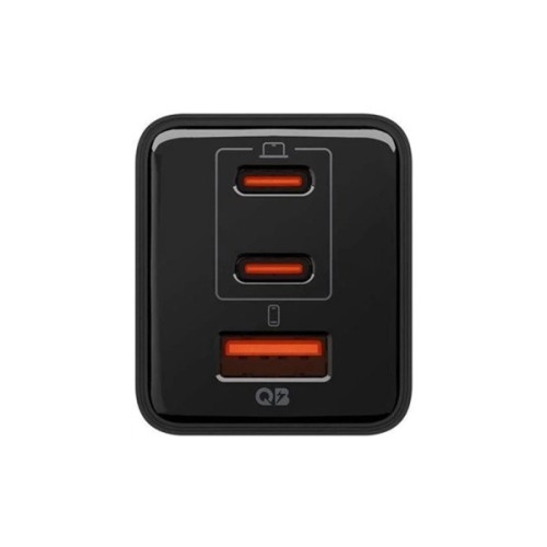 Зарядний пристрій Spigen 2xUSB-C PD + 1xUSB 47W black (ACH09465)