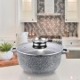 Каструля Gusto покриття Ceramic Snow 4,5 л (GT-2604-24)