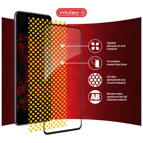Скло захисне Intaleo Full Glue Xiaomi Redmi Note 9S Black (1283126501340)